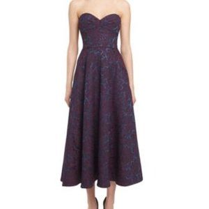 Elegant Purple Midi Dress